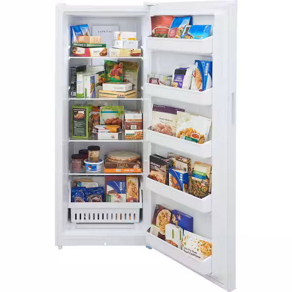 16 cu. ft. Garage Ready Convertible Frost Free Upright Freezer in White FFUE1626AW - Image 3