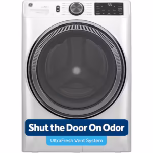 4.8 cu. ft. Smart White Front Load Washer with OdorBlock UltraFresh Vent System and Sanitize with Oxi GFW550SSNWW