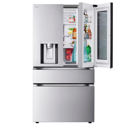 LG Electronics 36-inch 29 cu. ft. Standard-Depth MAX French 4-Door Refrigerator with MyColor InstaView Door-in-Door & Full-Convert Drawer in Stainless Steel - ENERGY STAR® LF29S8365S - Image 5