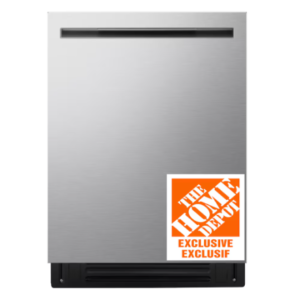 LG Electronics 24-inch Smart Top Control FlushFit Dishwasher with QuadWash Pro, 3rd Rack and Auto Open Dry in Stainless Steel, 42 dBA - ENERGY STAR® LDNPH753S