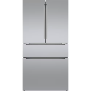 Bosch 800 Series 36-inch 20.5 cu.ft. Smart Counter-Depth French Door Refrigerator, with Dual Compressor, in Stainless Steel B36CL80ENS