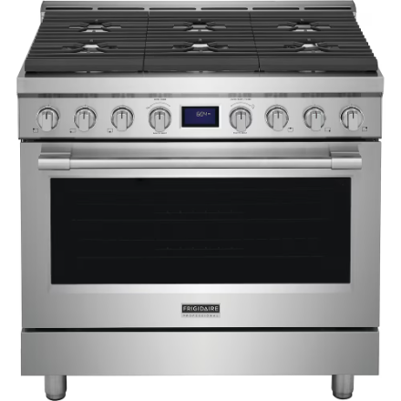 Frigidaire Professional 36-inch Slide-In Gas Range with True Convection in Smudge-Proofî Stainless Steel PCFG3670AF
