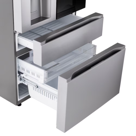 LG Electronics 36-inch 29 cu. ft. Standard-Depth MAX French 4-Door Refrigerator with MyColor InstaView Door-in-Door & Full-Convert Drawer in Stainless Steel - ENERGY STAR® LF29S8365S - Image 2