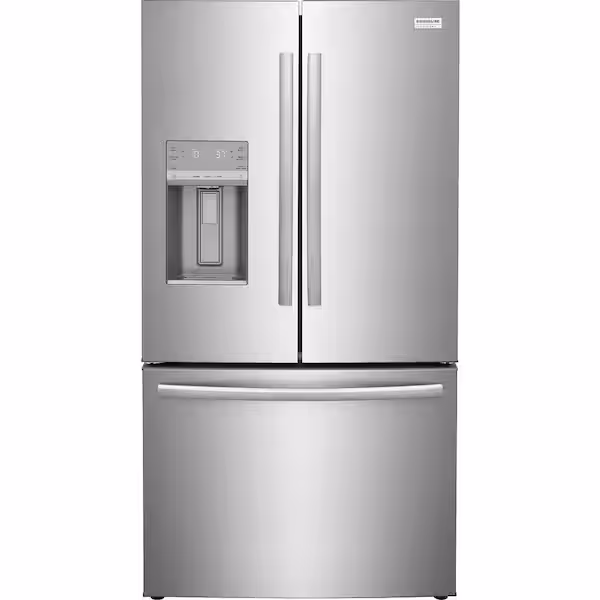Gallery 36 in. 28 cu. ft. Standard Depth French Door Refrigerator in Smudge-Proof Stainless Steel with Dual Ice Maker GRFS2853AFM