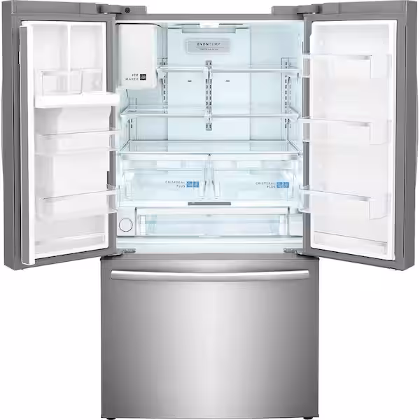 Gallery 36 in. 28 cu. ft. Standard Depth French Door Refrigerator in Smudge-Proof Stainless Steel with Dual Ice Maker GRFS2853AFM - Image 4