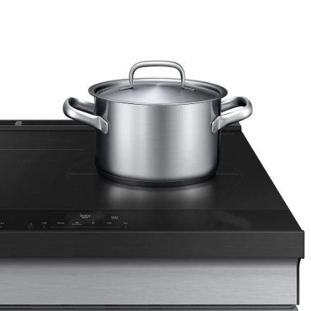 Samsung 6.3 cu.ft Smart Slide-in Induction with Air Fry & Ambient Edge Lighting in Stainless Steel- ENERGY STAR® NSI6DG9500SRAC - Image 2