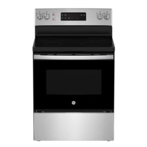 GE Free-Standing Electric Range with Self Cleaning Storage drawer Single Oven in Stainless Steel JCB630SVSS
