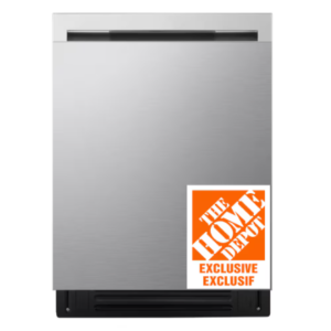 LG Electronics FlushFit 24" Top Control Dishwasher with Blastzone, QuadWash Pro, and AutoVentDry in Stainless Steel, 46dB - Home Depot Exclusive - ENERGY STAR® LDNPQ44HS
