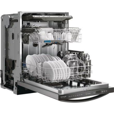 Frigidaire Gallery 24-inch Built-In Top Control Dishwasher with 3rd rack and CleanBoost technology in Smudge-Proof Stainless Steel 47 dBA - Energy Star GDSH4715AF0A - Image 3
