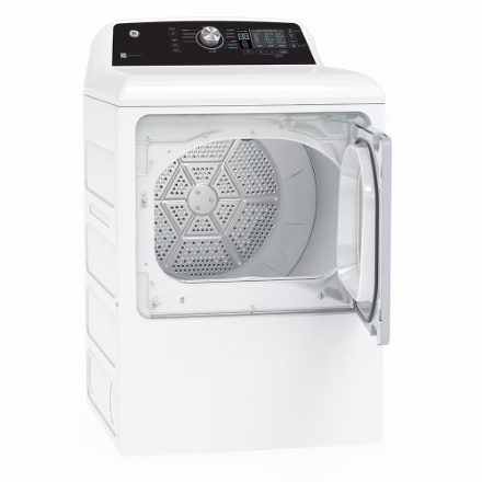 GE 7.4 cu. ft. Top Load Electric Dryer with SaniFresh Cycle, Sensor Dry, My Cycle, eDry Energy Saving Option and LED Display in White - ENERGY STAR® GTD68EBMR0WS - Image 5