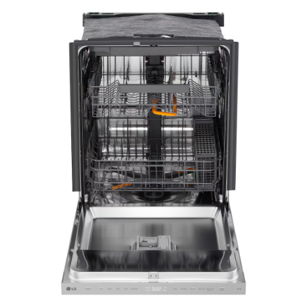 LG Electronics FlushFit 24" Top Control Dishwasher with Blastzone, QuadWash Pro, and AutoVentDry in Stainless Steel, 46dB - Home Depot Exclusive - ENERGY STAR® LDNPQ44HS - Image 2