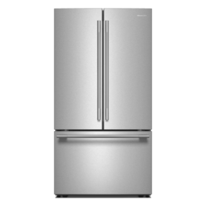 KitchenAid 36-in 30.5 cu ft French Door Refrigerator Bottom Mount - PrintShield Stainless - ENERGY STAR® KRFF336SPS