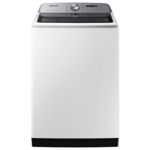 Samsung 6.0 cu. ft. High Efficiency Top Load Washer with Active Water Jet in White WA52DG5500AW