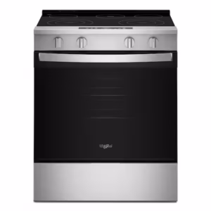 30 in. 5 Element Slide-In Electric Range in Stainless Steel with No Preheat and Slow Cook Modes WSES3330TS